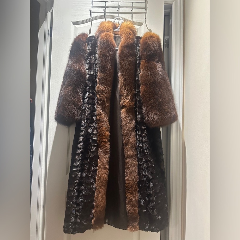Luxurious Brown Fur Coat